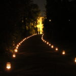 notturno viale3 lanterne villa reale di marlia