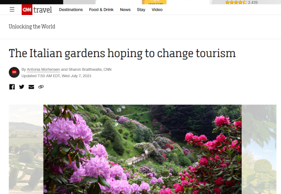 CCN Travel The Italian gardens hoping to change tourism