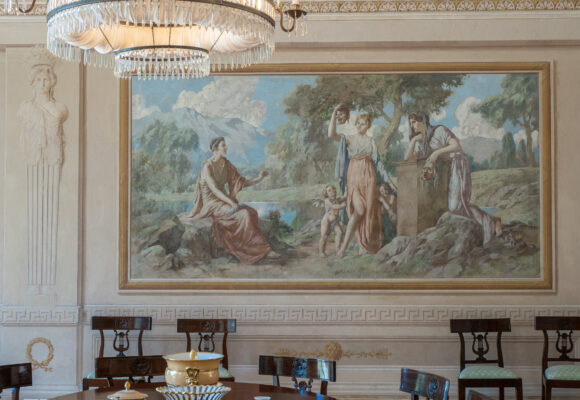 Sala da pranzo Villa Reale di Marlia Foto di Giuseppe Panico (2)