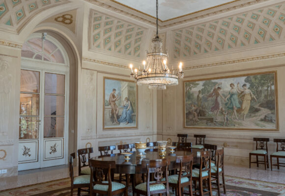Sala da pranzo Villa Reale di Marlia Foto di Giuseppe Panico (5)