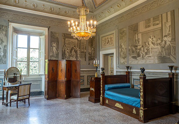 elenchi-Camera di Elisa Villa Reale di Marlia_Foto di Giuseppe Panico