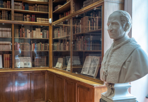 Busto di Papa Leone XIII nel museo Pecci-Blunt di Villa Reale di Marlia