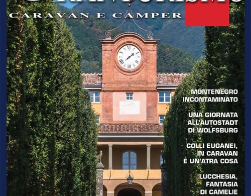 Villa Reale sulla copertina Granturismo e articolo Lucchesia, Fantasia di Camelie in Fiore - 2018