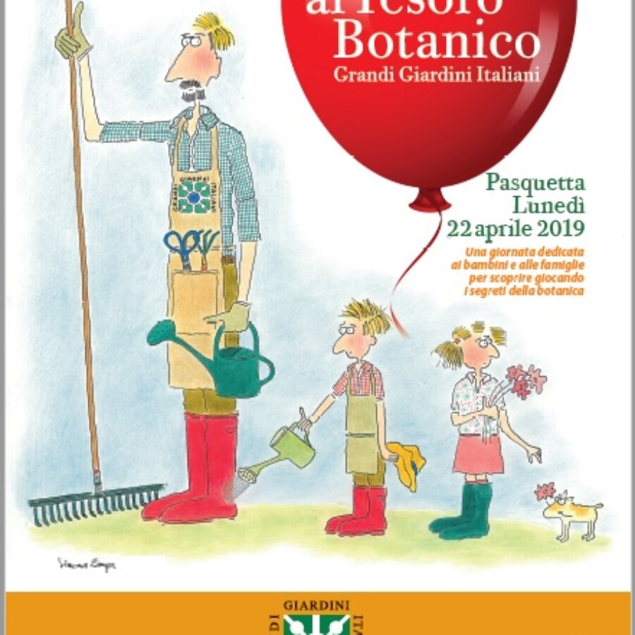 Caccia al Tesoro botanico 2019 locandina Villa Reale
