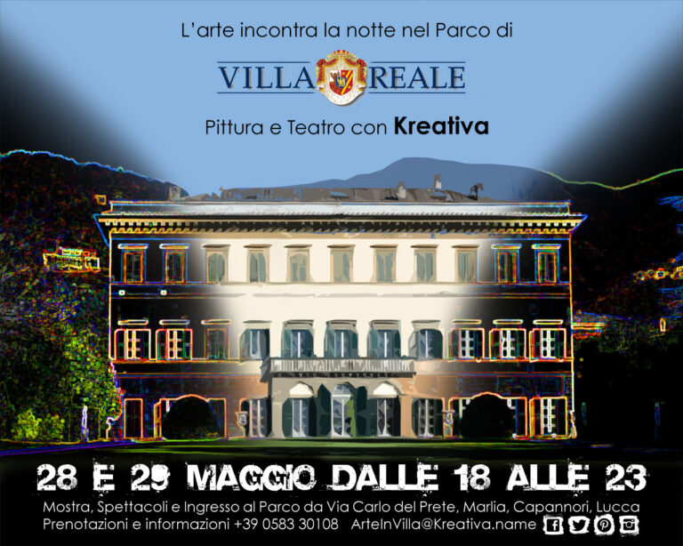 28-29 MAGGIO: L’ARTE INCONTRA LA NOTTE NEL PARCO DI VILLA REALE